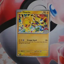Pokemon TCG - Pikachu SVP 225 - World Championship 2025 Stamp - Black Star Promo - Image 1