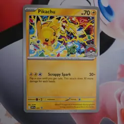 Pokemon TCG - Pikachu SVP 225 - World Championship 2025 Stamp - Black Star Promo - Image 2