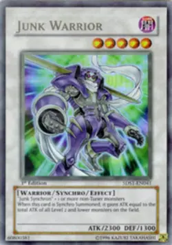 Junk Warrior - 5DS1-EN041 - Ultra Rare - Unlimited Edition Near Mint Yugioh! Car - Image 1