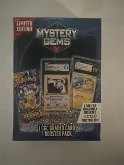 Pokemon Mystery Gems Booster Pack & 1 CGC Graded Card New - Image 2