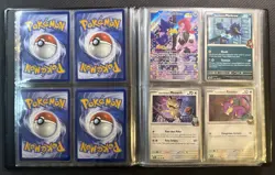 Pokemon TCG • 40 Card Binder Lot + 40x Bulk - 'Team Rocket's Time' Theme • MP-LP - Image 4