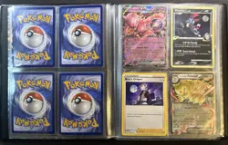 Pokemon TCG • 40 Card Binder Lot + 40x Bulk - 'Team Rocket's Time' Theme • MP-LP - Image 5
