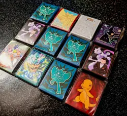 Pokemon TCG packs of official ETB card sleeves Job Lot Xmas Stocking Fillers - Image 1