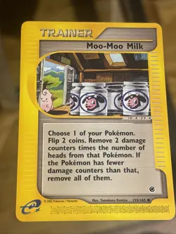 Moo-Moo Milk 155/165 Expedition Base Set Regular Pokemon Card - Image 1