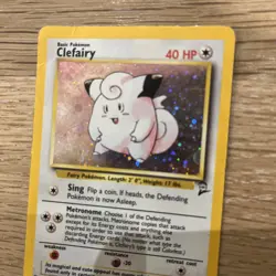 Clefairy 6/130 | Base Set 2 | Holo Pokemon Card MP - Image 2
