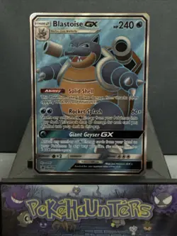 Pokemon Card Blastoise GX SM189 Black Star Promo Standard Size Near Mint - Image 1