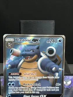 Pokemon Card Blastoise GX SM189 Black Star Promo Standard Size Near Mint - Image 2