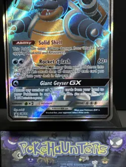 Pokemon Card Blastoise GX SM189 Black Star Promo Standard Size Near Mint - Image 3