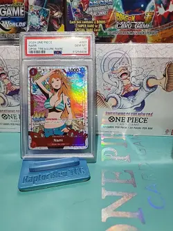 PSA 10 Nami Treasure Rare Wings of the Captain ST01-007 One Piece Card 2024 - Image 1