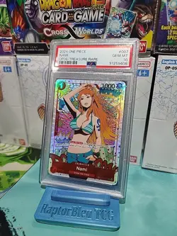 PSA 10 Nami Treasure Rare Wings of the Captain ST01-007 One Piece Card 2024 - Image 3