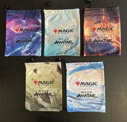 MTG Avatar: The Last Airbender Complete Set of 5 Dice Bags 5 total Prerelease - Image 2