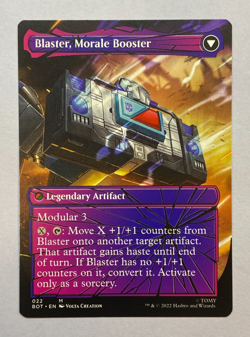 MTG - Blaster, Combat DJ - NM - Shattered Glass - Transformers - BOT - Image 2