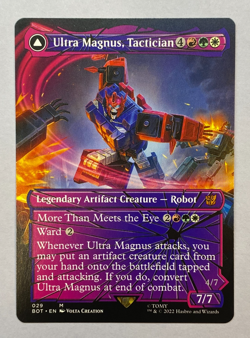 MTG - Ultra Magnus, Tactician - NM - Shattered Glass - Transformers - BOT - Image 1