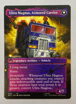 MTG - Ultra Magnus, Tactician - NM - Shattered Glass - Transformers - BOT - Image 2
