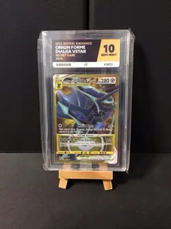 Pokemon Astral Radiance Origin Forme Dialga VStar Secret 210 /189 Ace Grading 10 - Image 1