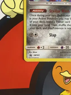 Pokemon TCG -Jirachi SM161 Team Up Pre-Release Promo - NM - Image 5