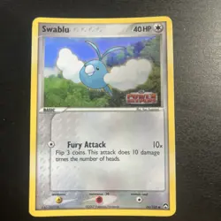 Pokemon TCG Swablu Reverse Holo EX Power Keepers 66/108 - Image 1