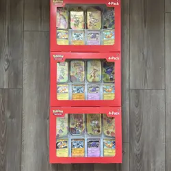 Sams Club Pokemon S&V 151 Mini Tins 4-Pack X 3 10 Unique Tins. Steal!!! - Image 1