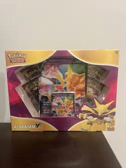 Pokemon TCG Sword And Shield Alakazam V Collector Box New And Sealed 820650807480 - Image 1