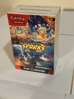 NEW Sealed Pokemon TCG Scarlet & Violet Surging Sparks Booster Bundle - Image 1