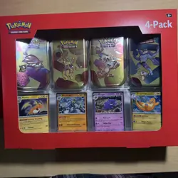 Pokemon 151 Set Of 5 Sealed Sam’s Club 4-Pack Mini Tin 40 Packs - Image 4