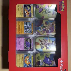 Pokemon 151 Set Of 5 Sealed Sam’s Club 4-Pack Mini Tin 40 Packs - Image 5