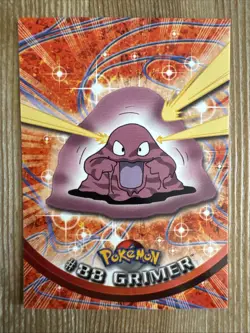 2000 Topps Pokemon #88 Grimer TV Animation Series 2 Blue Logo non-holo NM - Image 1