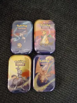 lot of (4) Pokemon Kanto Power Mini Tins 2019 H24 - Image 1