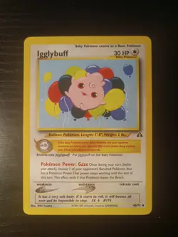 Igglybuff 40/75 Neo Discovery Pokemon Uncommon NM FREE SHIP!! - Image 1