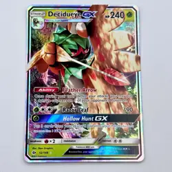 Decidueye GX 012/149 NM Ultra Rare Holo 2017 Pokemon TCG Sun & Moon Base Set - Image 1