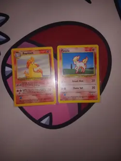 Rapidash Jungle and Ponyta Base Set - 1999 Pokemon WOTC - Image 1