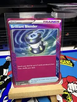 Brilliant Blender 164/191SV08: Surging Sparks Holo Pokemon TCG Ace Spec Trainer - Image 1