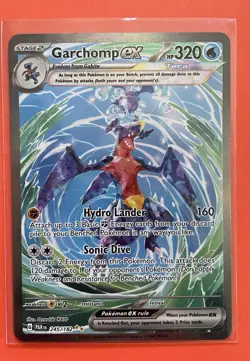 Garchomp EX - 245/182 - Full Art Illustration Rare - Paradox Rift Pokemon TCG NM - Image 3