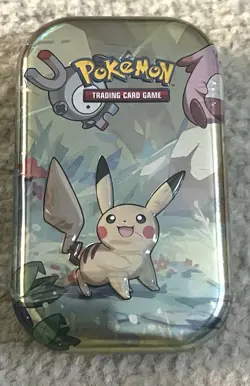 Pokemon TCG Kanto Friends Mini Tin Sealed, 2 Booster Packs Pikachu - Image 1