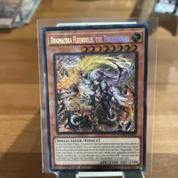 Yu-Gi-Oh! DOOD-EN026 Dogmatika Fleurdelis, the Thunderbolt - Secret Rare - Image 1