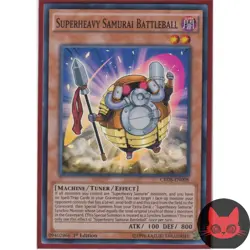 Yugioh Superheavy Samurai Battleball CROS-EN008 Super Rare 1st Edition NM - Image 1