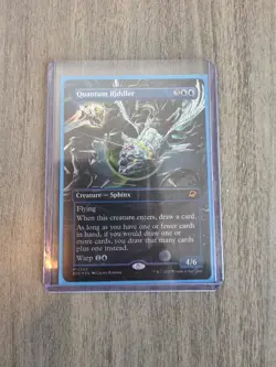 Quantum Riddler Borderless Card Edge of Eternities Foil Mint Condition - Image 1