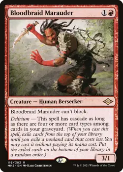 MTG Modern Horizons 2 Bloodbraid Marauder MH2 116/303 R NM/MT - Image 5