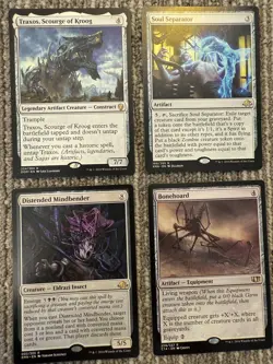 MTG Magic The Gathering Lot 4 Rare Traxos Mindbender Bonehoard Soul Separator - Image 1