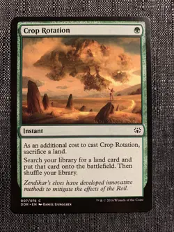 Crop Rotation - NM - Duel Decks: Nissa Vs. Ob Nixilis MTG Magic The Gathering - Image 1