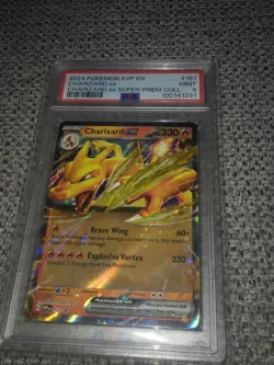 Charizard EX Psa 9 2024 Pokemon Black Star Promo #161 Super Premium - Image 2