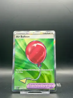 Pokemon TCG Air Balloon Full Art Ultra Rare 166/132 Mega Evolution English - Image 1