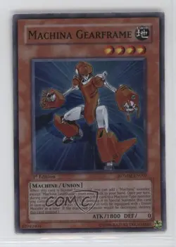 Machina Gearframe 1st Ed. YuGiOh Mayhem Structure Deck #SDMM-EN002 2010 - Image 1