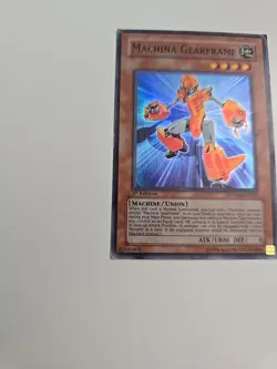 Yugioh Machina Gearframe SDMM-EN002 Machina Mayhem 1st Edition Super Rare (LP) - Image 4