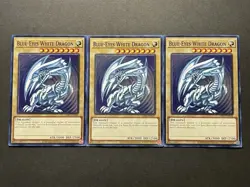 3x Blue-Eyes White Dragon | SDK Art | LDK2-ENK01 | NM/MD | Common | YuGiOh! - Image 1