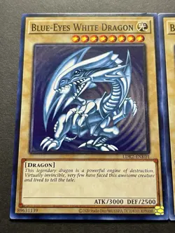 3x Blue-Eyes White Dragon | SDK Art | LDK2-ENK01 | NM/MD | Common | YuGiOh! - Image 4