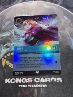 218/204 ANNA BRAVING THE STORM EN9 EPIC DISNEY LORCANA CARD - Image 1