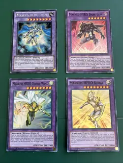 Yu-Gi-Oh! Masked Hero Lot - Near Mint Cards - Image 1