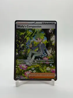 Wally's Compassion - 186/132 - SIR - Mega Evolutions - Pokemon Card - NM/MT - Image 1