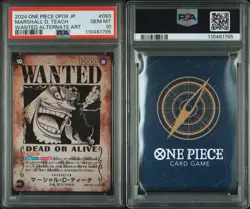 One Piece Card PSA 10 Marshall D. Teach OP09-093 Wanted Alt Art Japanese 2024 - Image 3